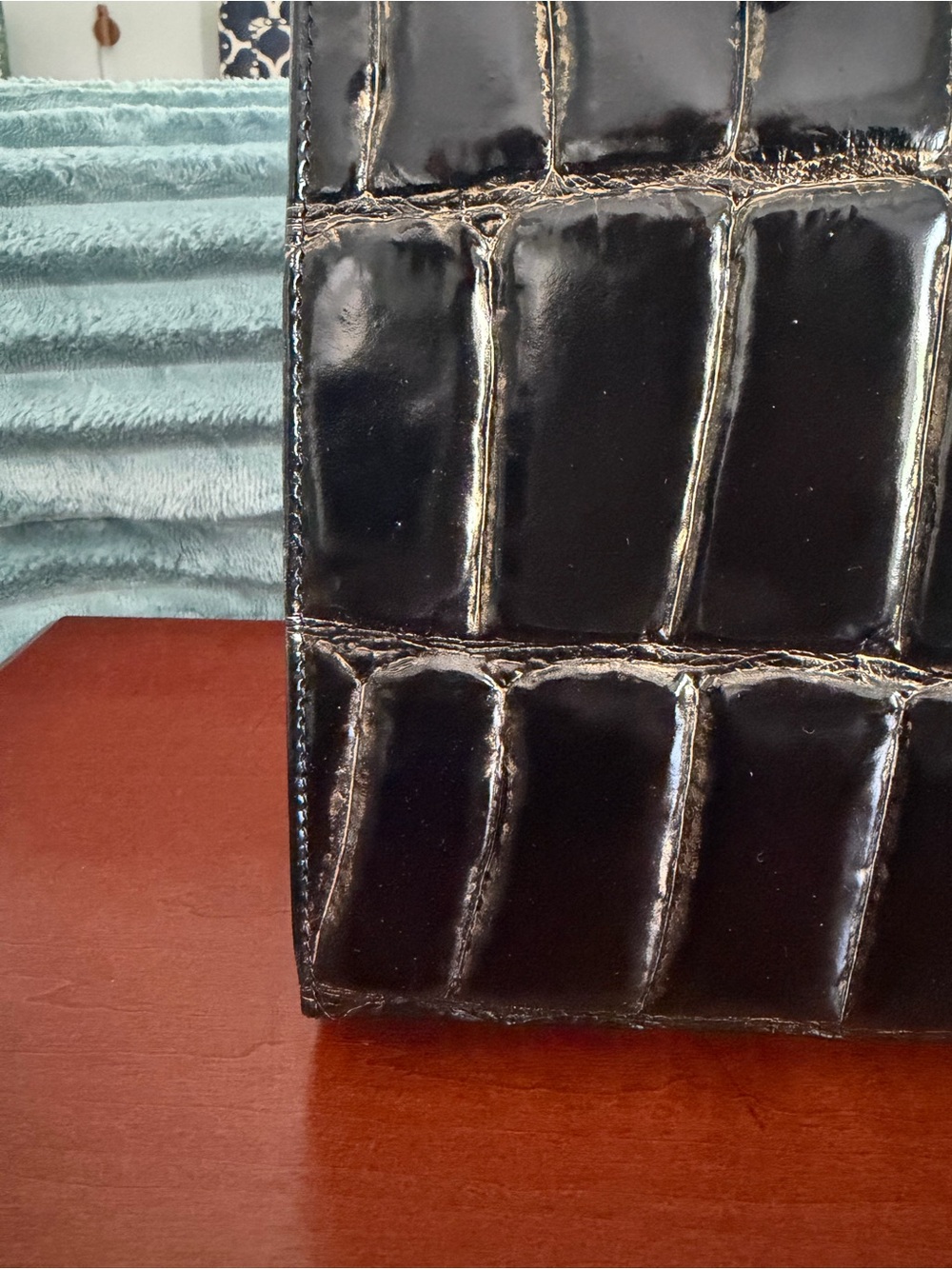 Brahmin Caroline Black Nerina Satchel with Matching Wallet - Picture 7 of 9